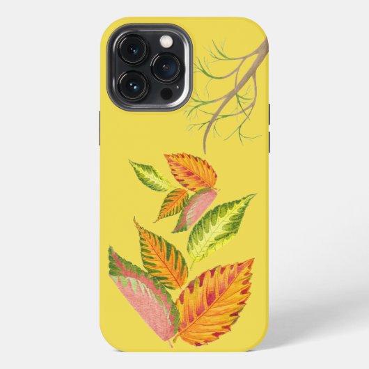 Künstlerischer Herbst auf einem iPhone-Fall iPhone Hülle (Rückseite)