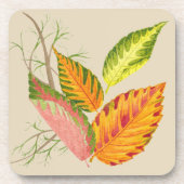 Künstlerischer Herbst auf einem Untersetzer-Set Getränkeuntersetzer (Vorderseite)