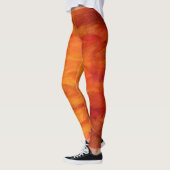 Künstlerischer Herbst verlässt Gamaschen Leggings (Links)