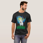 Künstlerischer Hund T-Shirt (Vorne ganz)