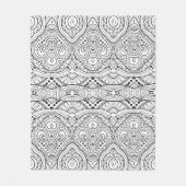 Künstlerischer inspirierter Entwurf Fleecedecke (Vorderseite)