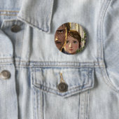 Künstlerischer Kinofilmdarsteller & Mädchen Pin-Ba Button (Beispiel)