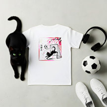 Künstlerischer Kirschblüten-Katzensoccer für japan
