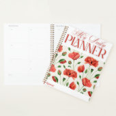 Künstlerischer Klatschmohn-Tagesplanplaner Planer (Anzeige)