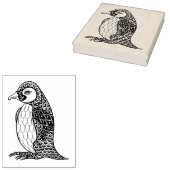 Künstlerischer König Penguin Zendoodle Gummistempel (Stempel)