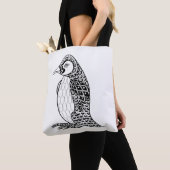 Künstlerischer König Pinguin Zendoodle 2 Tasche (Von Nahem)