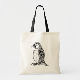 Künstlerischer König Pinguin Zendoodle Tragetasche