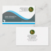 Künstlerischer kreativer visitenkarte (Vorne/Hinten)