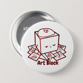 Künstlerischer Kunstblock Button (Vorne & Hinten)