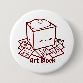 Künstlerischer Kunstblock Button (Vorderseite)