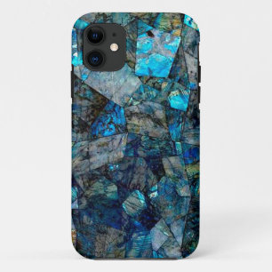 Künstlerischer Labradorit-abstrakter Edelsteine Case-Mate iPhone Hülle