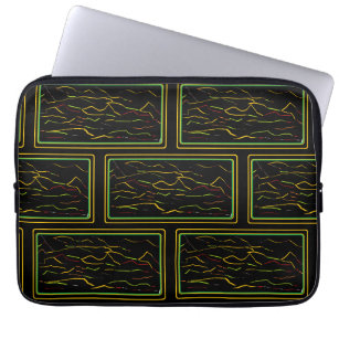 Künstlerischer Laptop-Sieb mit augenfaszinierendem Laptopschutzhülle