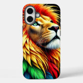 Künstlerischer Lion Phone Case (Rückseite)