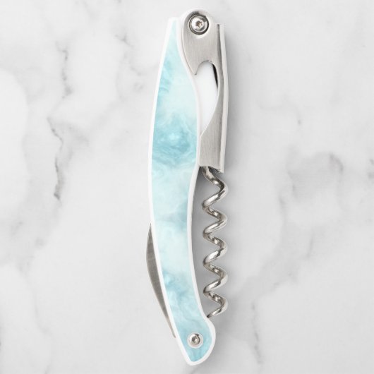 Künstlerischer Marmoreffekt Kellnermesser (Rückseite)