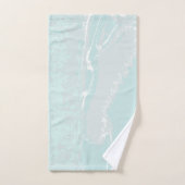 künstlerischer Meeresfluss Badhandtuch Set (Handtuch)