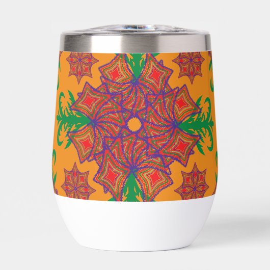 Künstlerischer Musterkaffee-Becher – Stilvolles Kü (Vorderseite)