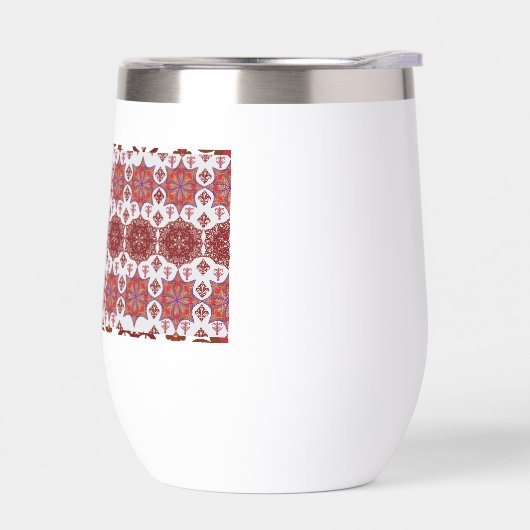 Künstlerischer Musterkaffee-Mug – Stilvolles Küche (Links)