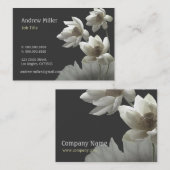 Künstlerischer orientalischer Lotos blüht Visitenkarte (Vorne/Hinten)