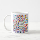 Künstlerischer Paint Spritzer farbenfroh Kaffeetasse (Links)