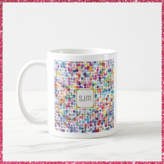 Künstlerischer Paint Spritzer farbenfroh Kaffeetasse