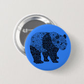 Künstlerischer Panda-Bärn-runder Knopf Button (Vorne & Hinten)