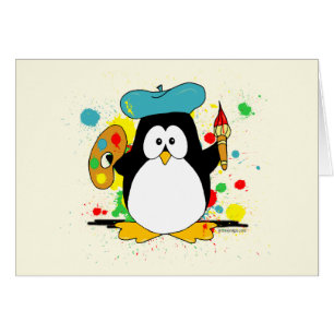 Künstlerischer Pinguin