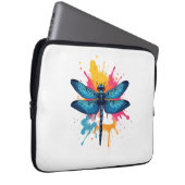 Künstlerischer Pop Malerische Drachenfliege Laptopschutzhülle (Vorne Rechts)
