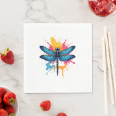Künstlerischer Pop Malerische Drachenfliege Serviette (Beispiel)