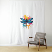 Künstlerischer Pop Malerische Drachenfliege Wandteppich (Beispiel)