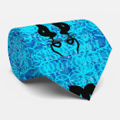 Künstlerischer Psychiater Rorschach Blot Krawatte  (Gerollt)