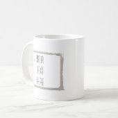 Künstlerischer Rahmen kreieren Sie Ihre eigene Tas Kaffeetasse (Vorderseite Links)