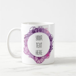 Künstlerischer Rahmen kreieren Sie Ihre eigene Tas Kaffeetasse