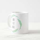 Künstlerischer Rahmen kreieren Sie Ihre eigene Tas Kaffeetasse (Vorderseite Links)