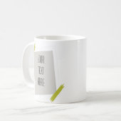 Künstlerischer Rahmen kreieren Sie Ihre eigene Tas Kaffeetasse (Vorderseite Links)