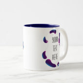 Künstlerischer Rahmen kreieren Sie Ihre eigene Zwe Zweifarbige Tasse (VorderseiteRechts)