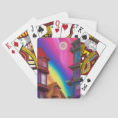 Künstlerischer Regenbogen Spielkarten (Rückseite)