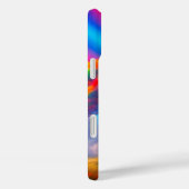 Künstlerischer Regenbogenbaum Case-Mate iPhone Hülle (Rückseite / Rechts)