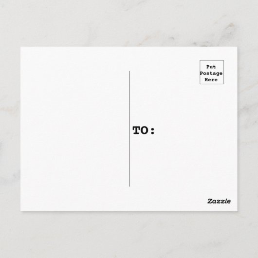 Künstlerischer Regenbogenwald Postkarte (Rückseite)