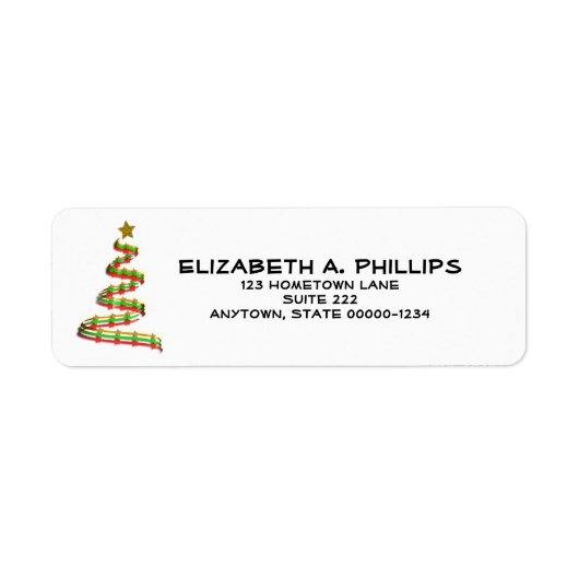 Künstlerischer Rot-, Grün- und Goldbaum (Vorne)