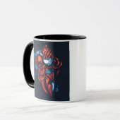 🔥 Künstlerischer roter Totenkopf Tasse (Vorderseite Links)