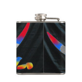 Künstlerischer Schädel Flachmann (Rückseite)