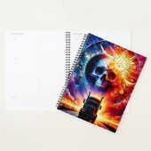 Künstlerischer Schädel Planer (Anzeige)