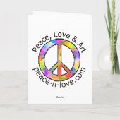 Künstlerischer Schmetterling danken Ihnen Karten (Rückseite)