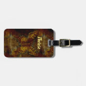 Künstlerischer Schmetterling Gepäckanhänger (Vorderseite horizontal)