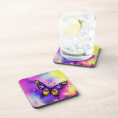 Künstlerischer Schmetterling Getränkeuntersetzer (Rechte Seite)