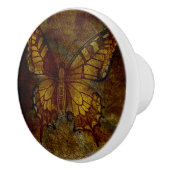 Künstlerischer Schmetterling Keramikknauf (Rechts)