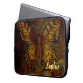 Künstlerischer Schmetterling Laptopschutzhülle (Vorderseite Links)
