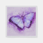 Künstlerischer Schmetterling Serviette (Vorderseite)