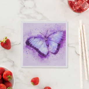 Künstlerischer Schmetterling Serviette