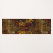 Künstlerischer Schmetterling Yogamatte (Rückseite (Horizontal))